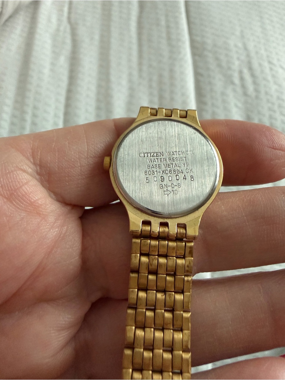 Vintage Citizen Gold-Tone Women's Bracelet Watch with Cream Dial - Picture 2 of 6